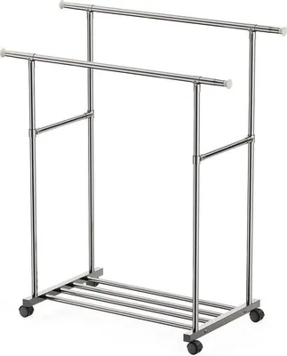 Produktbild von Famanu Kleiderständer auf Rollen - Ausziehbar, Verstellbar, 150-240 cm