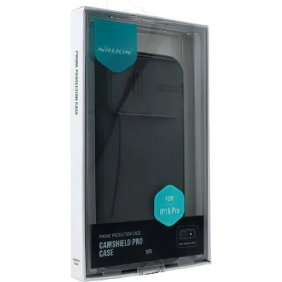 Produktbild von Nillkin CamShield Pro iPhone 16 Pro Hülle (schwarz)