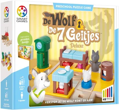 Zdjęcie produktu dla SmartGames SG 027 NL, Gra planszowa, Logiczny, 3 lat(a), Gra rodzinna
