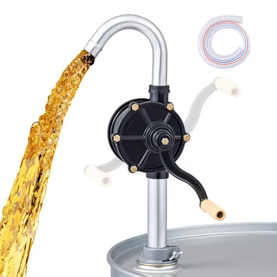 Imagen del producto de Bomba de transferencia de combustible manual para bidones, con capacidad para bidones de 15 a 55 galones