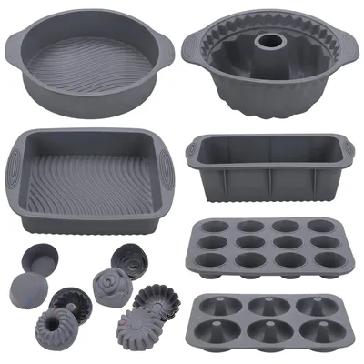 Immagine prodotto di Omgoods - Set di 30 stampi in silicone per la cottura - Stampi antiaderenti per muffin e torte