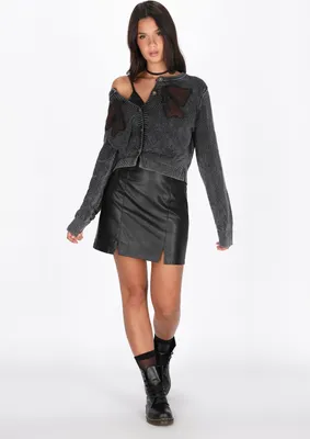 Image de Veste en tricot pour femmes Speedlight - Noir, taille XS/S