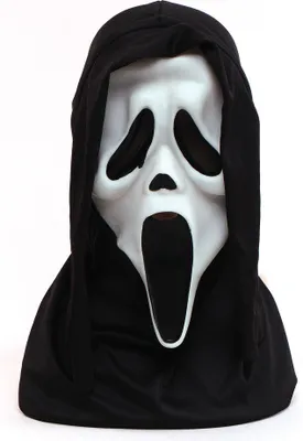 Immagine prodotto di Bristol Novelty Maschera spaventosa unisex Scream BN923 (Taglia unica) (Bianco)