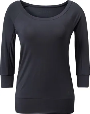 Produktbild von Yoga-Shirt 3/4 Boatneck - midnight blue