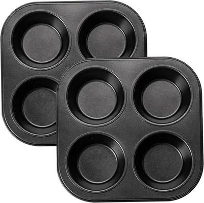Produktbild von 2 Muffinformen für die Heißluftfritteuse mit 4 Mulden