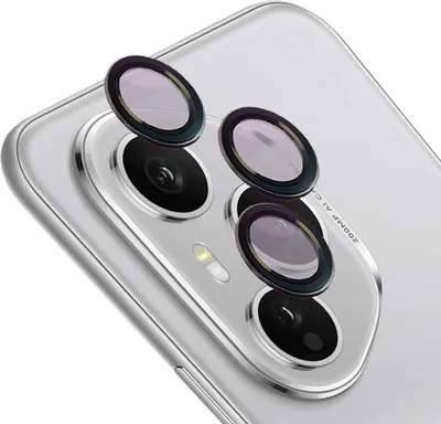 Produktbild von Bizon Glass Snap Lens Honor 400 Pro schwarzer Rahmen