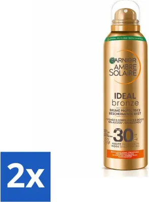 Imagen del producto de Garnier - Ambre Solaire - Protector solar en spray - Ideal Bronze - FPS 30 - 150 ml - Paquete ahorro - 2 unidades