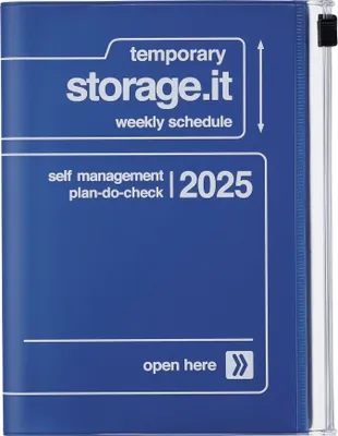 Produktbild von MARK'S 2024/2025 Taschenkalender A6 vertikal, Storage it // Navy