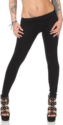Produktbild von Leggings 2 farbig Baumwolle; Schwarz/Weiß S/36