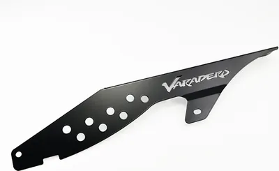 Produktbild von Kettenschutz kompatibel mit Honda XL 125 V Varadero BJ 2001-13 Logo schwarz