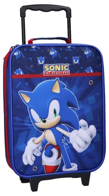 Produktbild von Sonic Trolley Koffer 12 L Kinder Kinderkoffer Handgepäck Kindertrolley Sega Sonic the Hedgehog