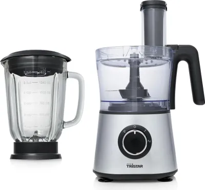 Obrázek produktu pro Tristar MX-4823, 1,5 l, Černá, Nerezová ocel, Průhledná, Otočné, 1,5 l, Kotleta, 0,6 m