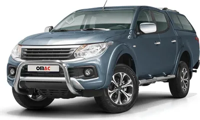 Immagine prodotto di Barra di protezione del paraurti anteriore per Fiat Fullback 2015-2021 con ABE acciaio argento