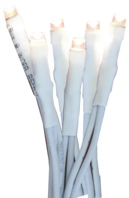 Produktbild von Best Season LED-Lichterkette, 20teilig warmwhite LED, weisses Kabel, indoor, 421-21
