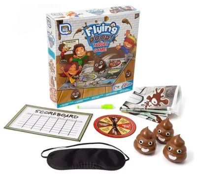 Immagine prodotto di Grafix Gioco da Tavolo Gioco di Bersaglio Cacca Volante 27 Cm