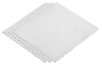 Titanplatten GR2, 3 Stk., 100x100x2 mm, silber