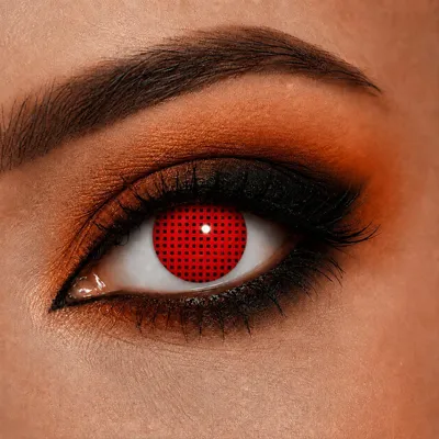 Produktbild von One Week Motiv Kontaktlinsen "Red Screen" | Rot (w52)