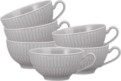 Produktbild von Seltmann Weiden Amina silbergrau  Teeobertasse 0,14 l 6er Set