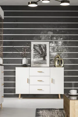 Produktbild von Design Kommode Handarbeit Holz Anrichte Kommoden Schrank Anrichten Möbel