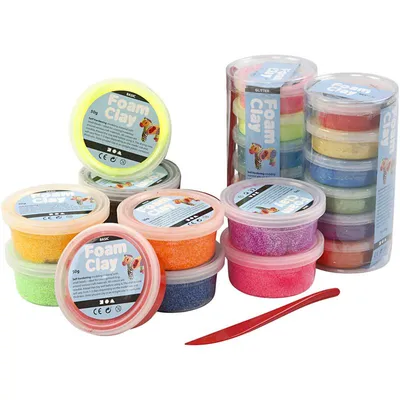 Produktbild von Foam Clay® , Sortierte Farben, 22 Dose/ 1 Set [HOB-78832]