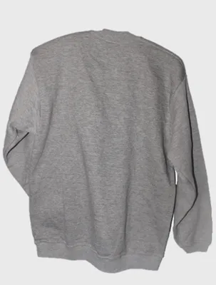 Produktbild von Basic Pullover Rundhals grau Crewneck Sweatshirt Pulli Sweater Basicpullover