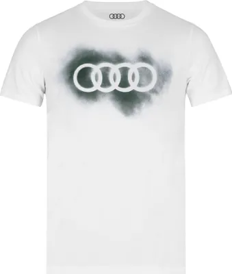 Produktbild von Audi T-Shirt Ringe, weiß, Gr. M, Herren, Herrenshirt, Herren T-Shirt, Shirt