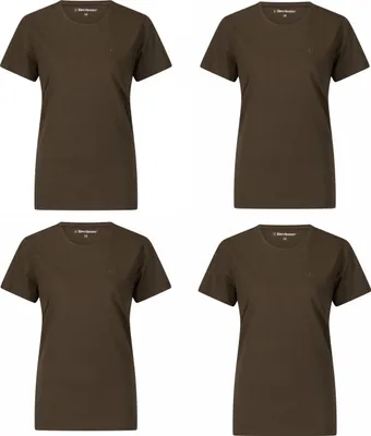 Produktbild von Deerhunter Strykari 4er-Pack T-Shirts Damen (Adventure Green) Größe 38