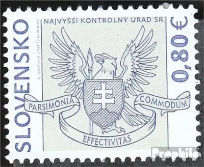 Produktbild von Briefmarken Slowakei 2009 Mi 614 (kompl.Ausg.) postfrisch Rechnungshof