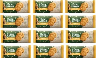 Produktbild von 12x Mulino bianco Gran Cereale Classico korn getreide kekse Multi Cerealien 500g