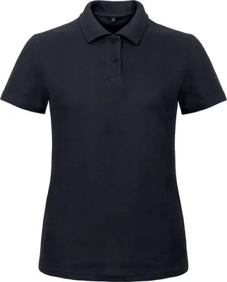 Produktbild von Damen-Poloshirt, Kurzarm - B&C ID.001/W - navy - Größe L