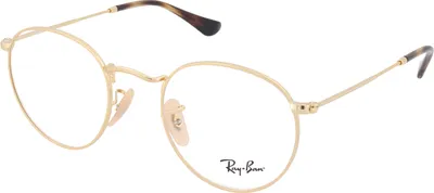 Produktbild von Ray-Ban ROUND METAL OPTICS, Erwachsener, Uni, Rund, Gold, Nicht-polarisierte Linse, Metall