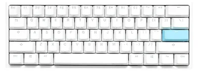 Obrázek produktu pro Ducky DKON2061ST, Kabel, USB, Mechanický spínač, QWERTZ, RGB LED, Bílá