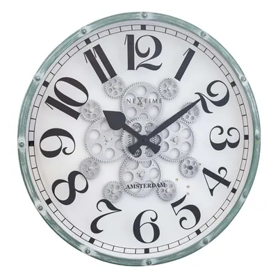 Obrázok produktu pre NeXtime - 3282WI - Nástenné hodiny - 50 cm - zelené - Henry