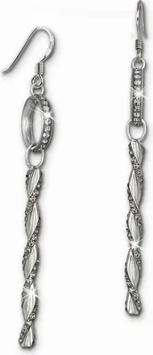 Produktbild von SilberDream Ohrhänger für Damen Silber grau Glamour Zirkonia Ohrringe SDO467K