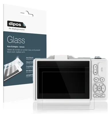 Image de 2x Protection ecrán pour Longyi Digitalkamera Verre souple Film Protecteur 9H dipos