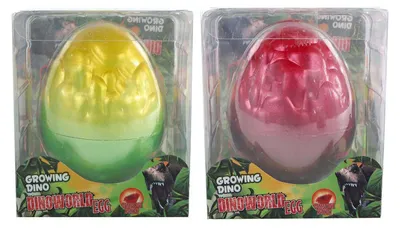 Immagine prodotto di Dinoworld Uovo con dinosauro in crescita con pietra preziosa 8 cm