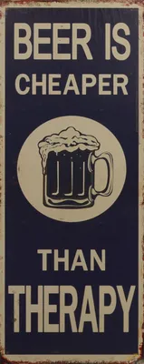 Produktbild von Blechschild Bier Replikat Retro Design Dekoration