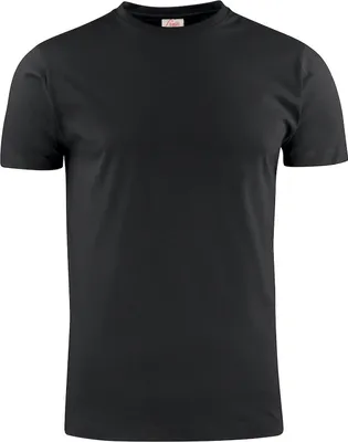 Produktbild von T-Shirt RSX Light aus 100% Baumwolle, 140 g/m², grey melange mit verstärkten Schulter- und Nackennähten