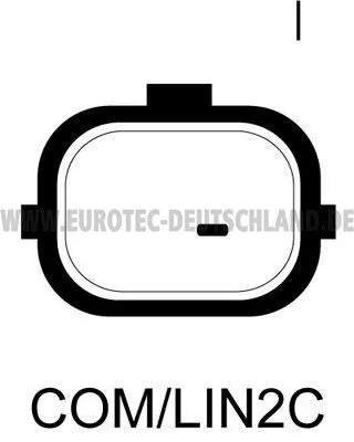 Produktbild von EUROTEC 12090987 Lichtmaschine Generator LiMa 125A 14V für DACIA SANDERO II Lodgy (JS) LOGAN MCV II Dokker Kombi (KE) DOKKER Express LOGAN II