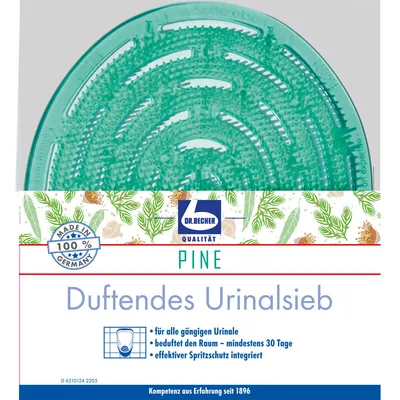 Produktbild von Dr. Becher duftendes Urinal-Sieb Pine für alle gängigen Urinale (1er Pack)