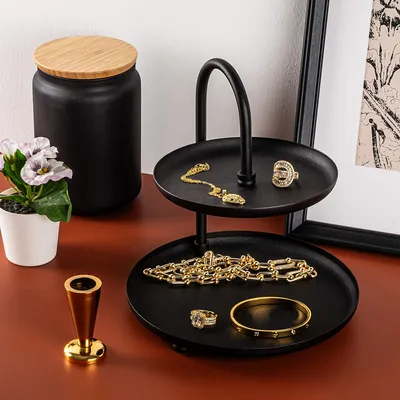 Immagine prodotto di Evila Originals, Kormen - Nero, Accessorio decorativo in metallo, Nero, 20 x 20 x 21 cm