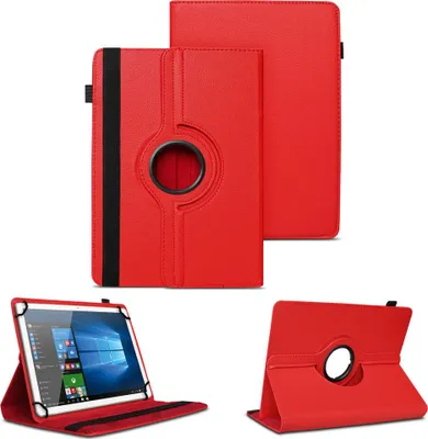 Produktbild von Tablet Hülle für Lenovo Idea Tab 11 360° Drehbar Case Cover Standfunktion SchutzFarben:Rot
