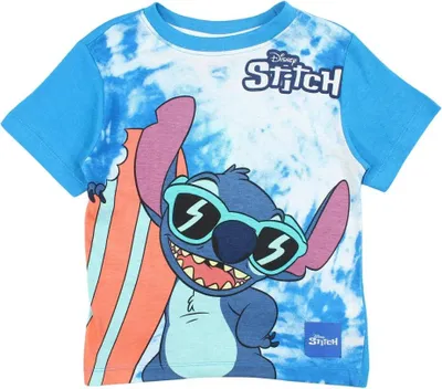 Produktbild von Disney Lilo und Stitch Kinder kurzarm T-Shirt Shirt – Blau / 110