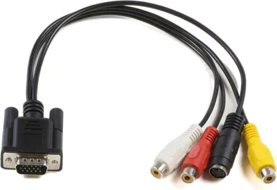 Zdjęcie produktu dla Microconnect Adapter Vga - S-Video 3X Rca 0,3M.