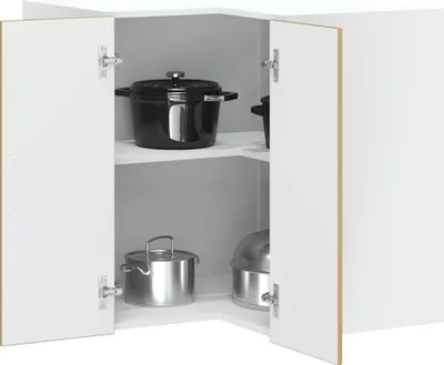 Produktbild von "im Angebot" Küchen-Eckhängeschrank Porto Artisan-Eiche Holzwerkstoff - Küchenschränke CC23992