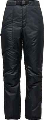 Schwarze Isolationshose "Belay Pants" von Black Diamond; geeignet für Herren.