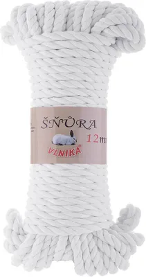 Produktbild von 500g Makramee-Garn Snura Unifarben XL Häkelgarn Macrame Flechtgarn Knüpfgarn