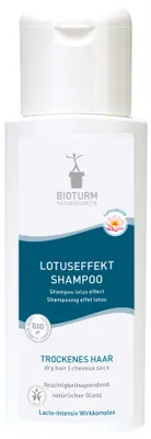 Produktbild von Bioturm Lotuseffekt Shampoo Nr.17, 200 ml, 200 g, Shampoo, Frauen, Sprödes Haar, Lockiges Haar, beschädigtes Haar, trockenes Haar, Feuchtigkeitsspendend, Schutz, Reparatur, Glanz, Glättend