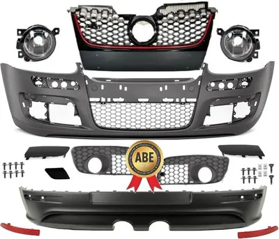 Produktbild von Stoßstange Komplett + Heck Diffusor Bodykit + ABE ZULASSUNG passt für VW Golf 5