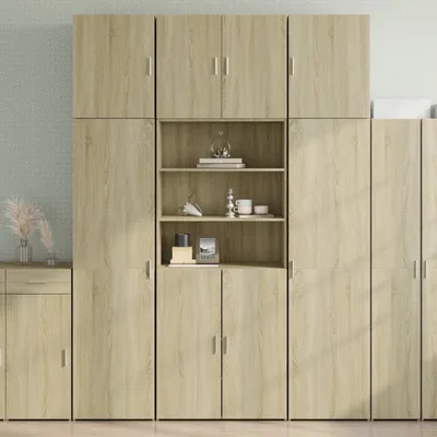 Obrázok produktu pre vidaXL Vysoká doska Sonoma dub 80x42,5x249 cm Materiál na báze dreva